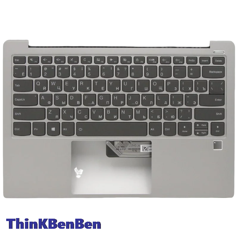 

RU Russian Platinum Keyboard Upper Case Palmrest Shell Cover For Lenovo Ideapad 730S Yoga S730 13 13IML 13IWL 5CB0S72880