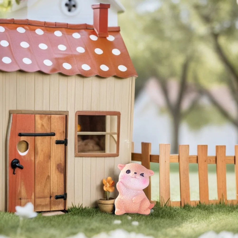 

9Pcs Mini Resin Otters Sculpture Set Detailed Small Animals for Fairy Garden Moss Landscape Micro House Decor Miniature Ocean