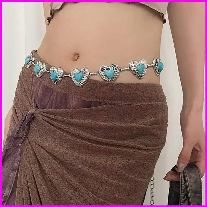 섹시한 타이 벨트 땋은 벨트 조개 꽃 타이 벨트 보헤미아 여자 여자