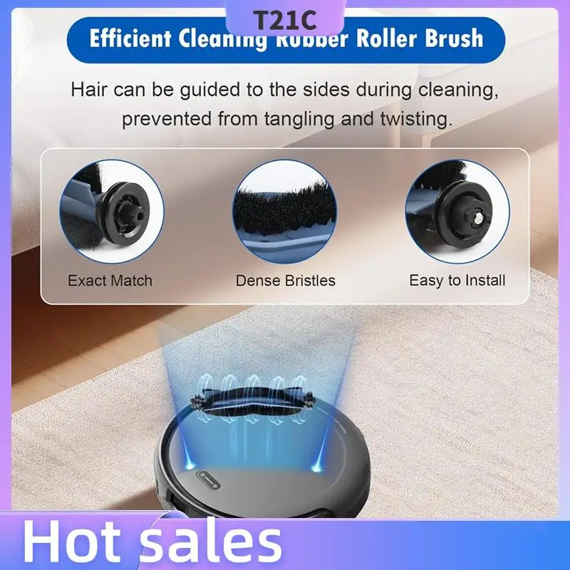 

T21C 15 Piece Accessory Kit Compatible With Eufy Robot Vacuum C10, Replacement Parts Main Brush,Dust Bag,Filter,Cleaning Tool