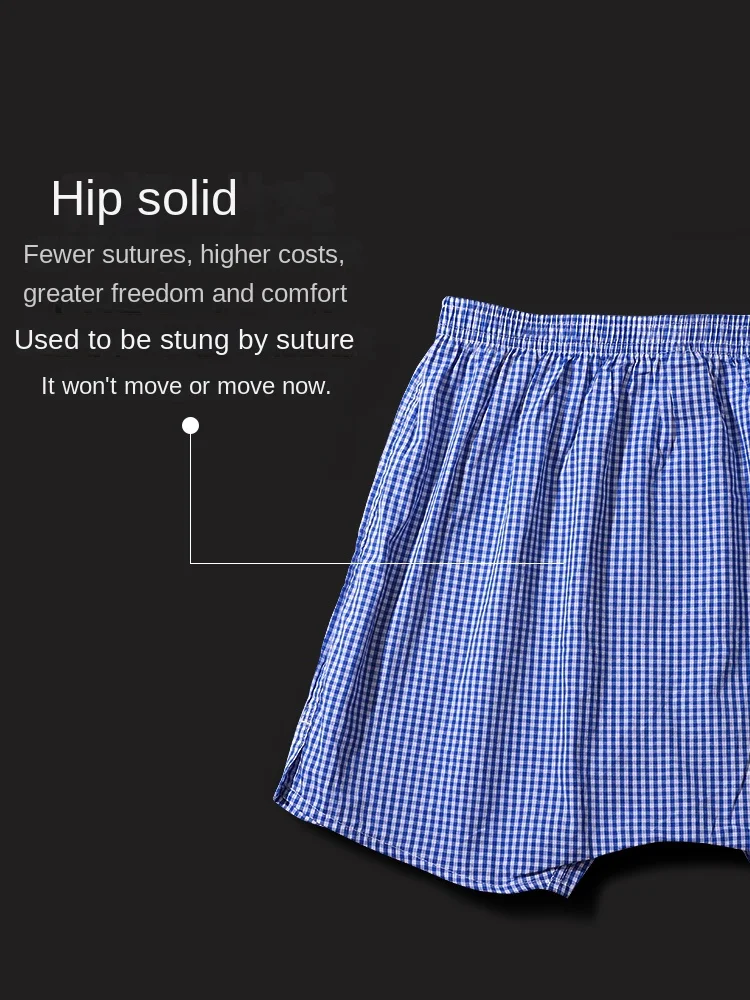 Men's Underwear Men's Boxers Cotton Loose Arrow Pants Men's All Cotton Pajama Pants Leisure Pajamas Shorts Sexy Boxer Panties