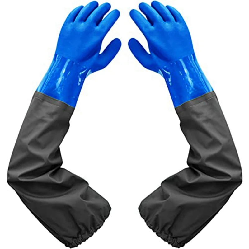 

Long Rubber Gloves Heavy Duty Gloves Long Waterproof Gloves And Heavy Duty Waterproof Gloves For Harmful And Acid Work