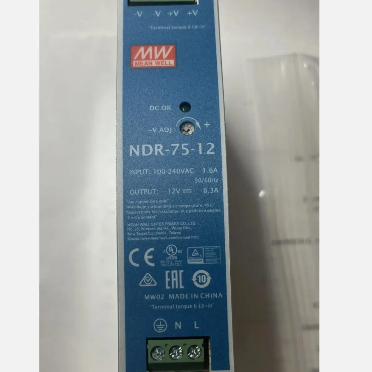

NDR-75-12 power supply power supply