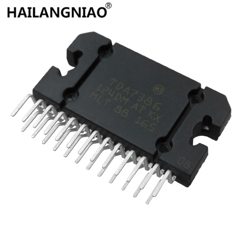 HAILANGNIAO 10PCS TDA7386 ZIP25 SIP25 new 4 x 45W quad bridge car radio amplifier