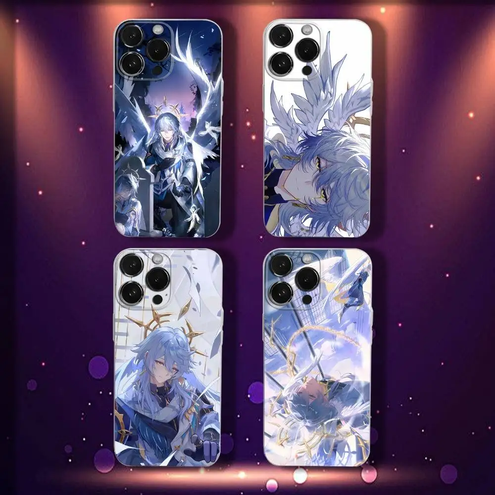 

H-Honkai S-Sundaystar rail For iPhone 17,16,15,14,13,12,11,Pro,Max,Plus,E,SE4,Air,Mini Transparent Phone Case Cover