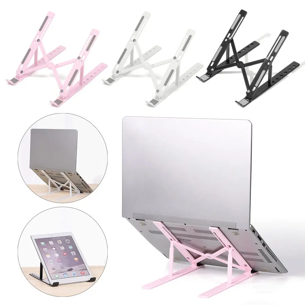 Adjustable Laptop Stand Folding Portable Desktop Holder Office Supplies Support For Notebook Computer Macbook Pro Air iPad