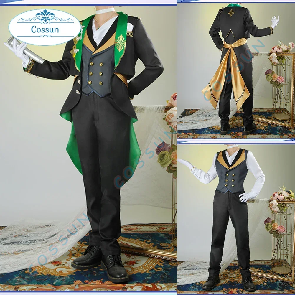 [Personalizzato] Game Ensemble Stars Amagi Hiiro Costume Cosplay Abiti di Halloween Uomo Nuovo abito uniforme