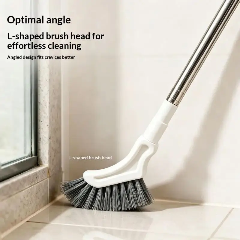 New Telescopic Cleaning Magic Brush Long Handle Narrow Gap Scrubber For Window Tracks Tile Grout Bathroom Kitchen