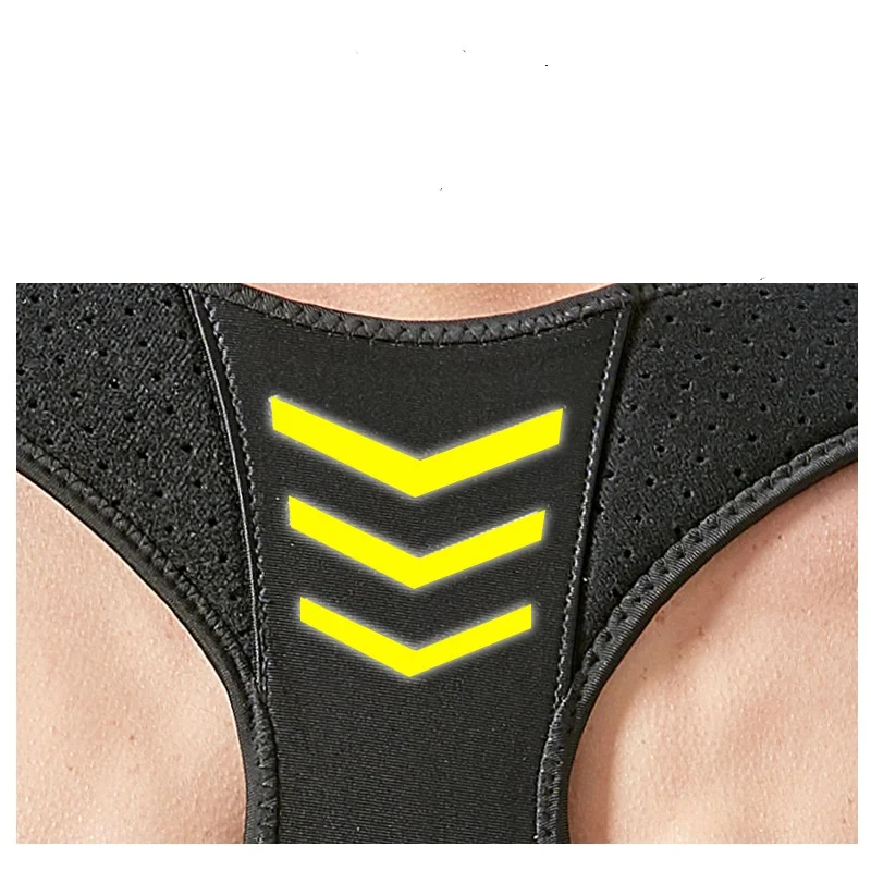 حزام تثبيت الكتف والظهر، جهاز لف وضعية الظهر، حزام تثبيت غير مرئي قابل للتنفس للأطفال والكبار #5