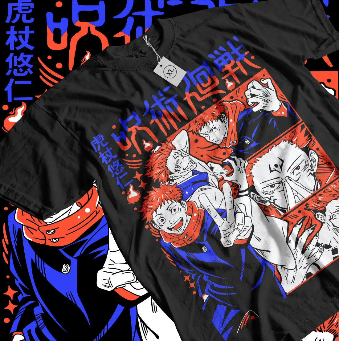 Itadori Yuji T-Shirt Jujutsu Kaisen Sukuna Gojo Exclusive Gift Shirt All Size