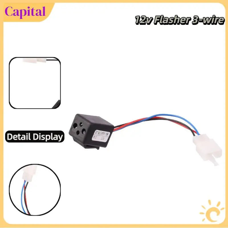Three wire 12V LED Adjustable Light Flasher Blinker Relay Fix For Turn Indicator LED Light Relay Relay Indicator Relay