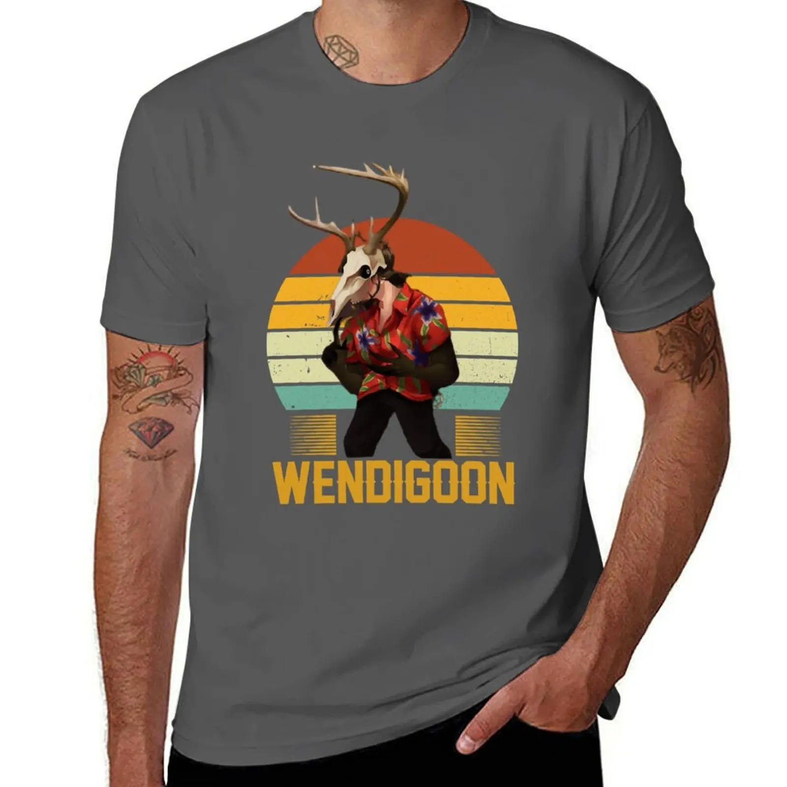 

Wendigoon a Wendigoon T-Shirt man t shirts cotton t shirts for man pack cotton T-Shirt