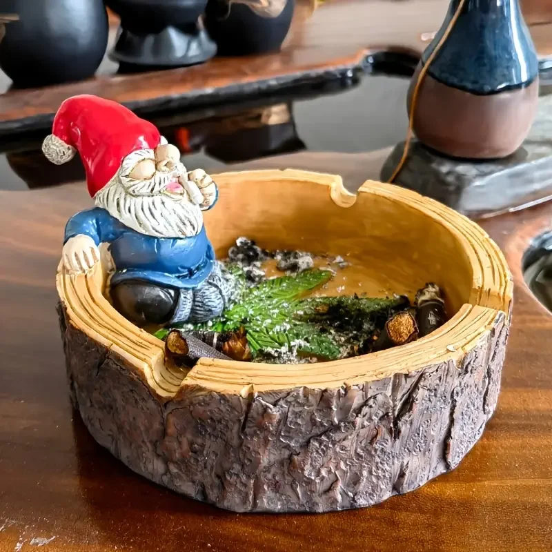 Outdoor Garden Resin Handicraft Decorative Ornaments, Dwarf Ind The Bath Basin, Creative Home Office Ornaments, Multi-Functional