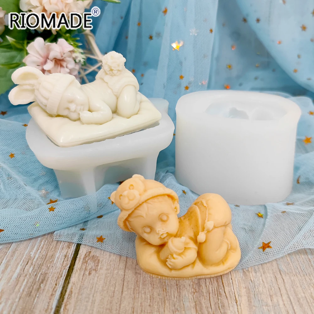 Madonna And Baby Silicone Mold Mother\'s Day Baby Style DIY Handmade Crafts Candle Gypsum Resin Chocolate Baking Mould