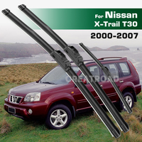 GREATROAD Wiper LHD&RHD Front & Rear Wiper Blades Set For Nissan X-Trail T30 2000 - 2007 Windshield Windscreen Window