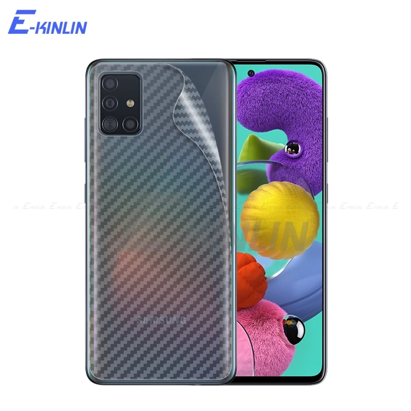 3D Carbon Fiber Back Cover Screen Protector For Samsung Galaxy A05 A15 A25 A73 A23 A53 A33 A03 A13 A11 A21 A31 A41 A51 A71 Film