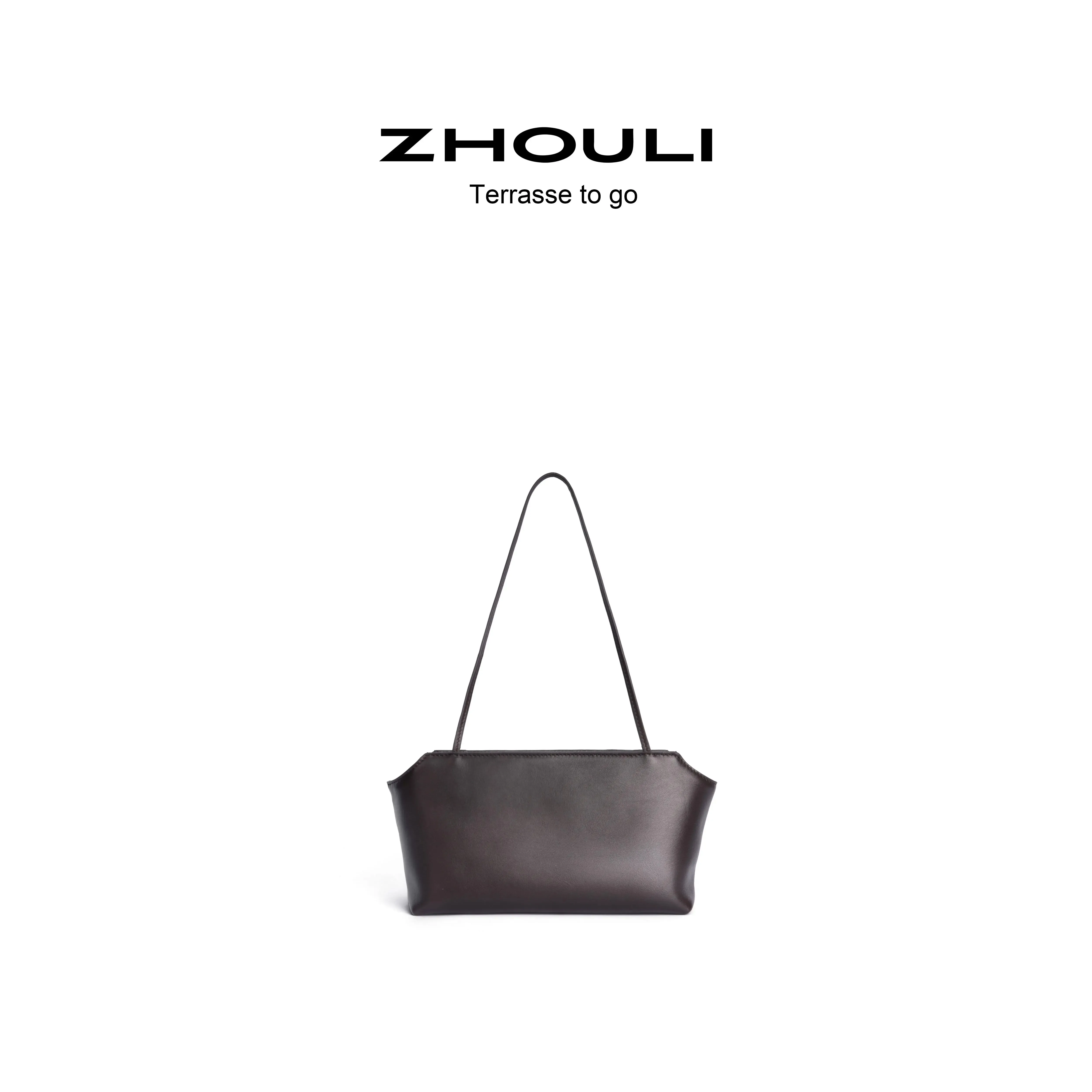 

Сумка Row Series в стиле Quiet Luxury из итальянской кожи ягненка, модель Terrasse, для ношения под мышкой или на плече