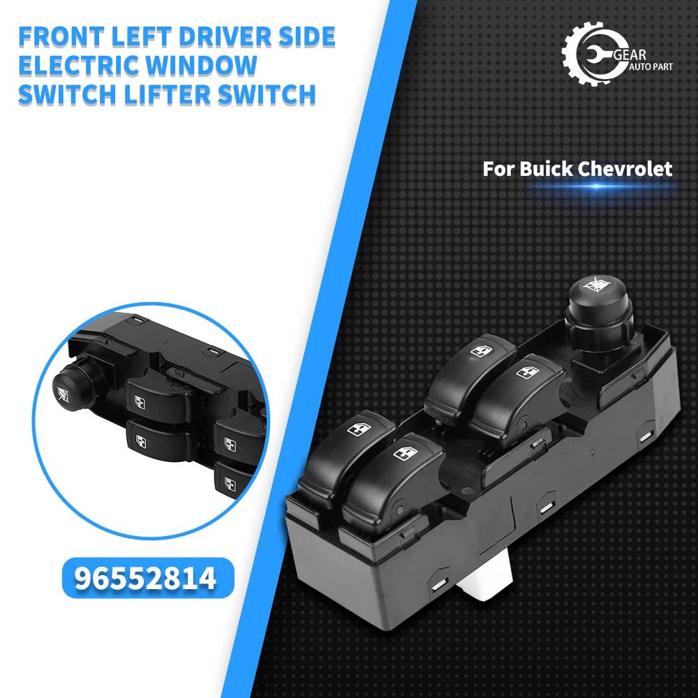 96552814 High Quality Front Left Window Lifter Switch For Chevrolet Optra Lacetti 2004 2005 2006 2007 Car Accessories 96552814