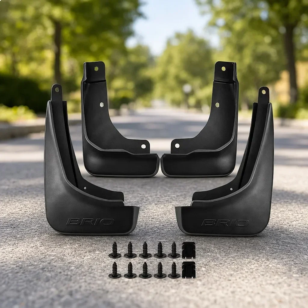 

For Honda BRIO RS 2018-2024 Mudguards Front Rear Splash Guards Car Tire Fender Protector Accessories