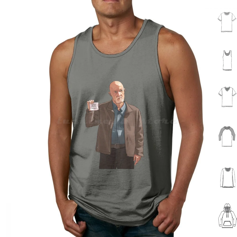 * Trending * Cool Mike Ehrmantraut Fictional Character Design Tank Tops Print Cotton Mike Ehrmantraut Better Call
