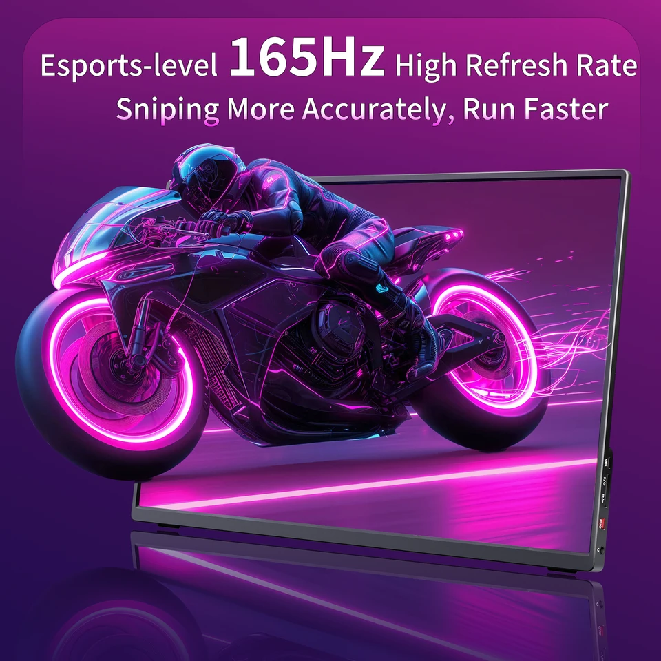 16インチ 2.5K 165hz 144hz ポータブルモニター 1920*1200 16:10 100