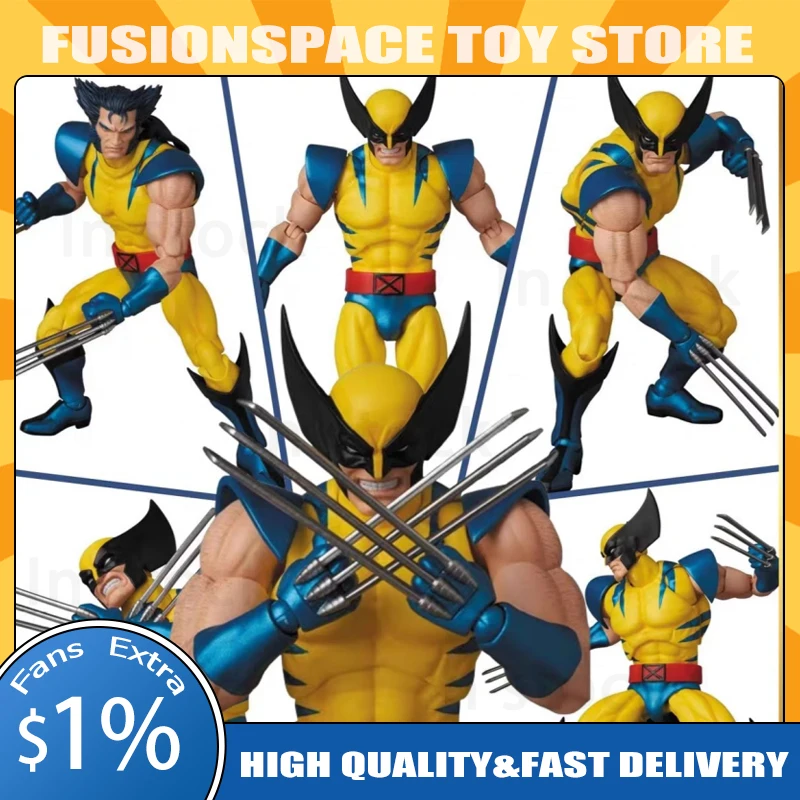 

New Ct Toys Wolverine Action Figure Mafex No.096 Anime Figures X-Men Figurine Deadpool Wolverine Pvc Statue Ornament Model Toys
