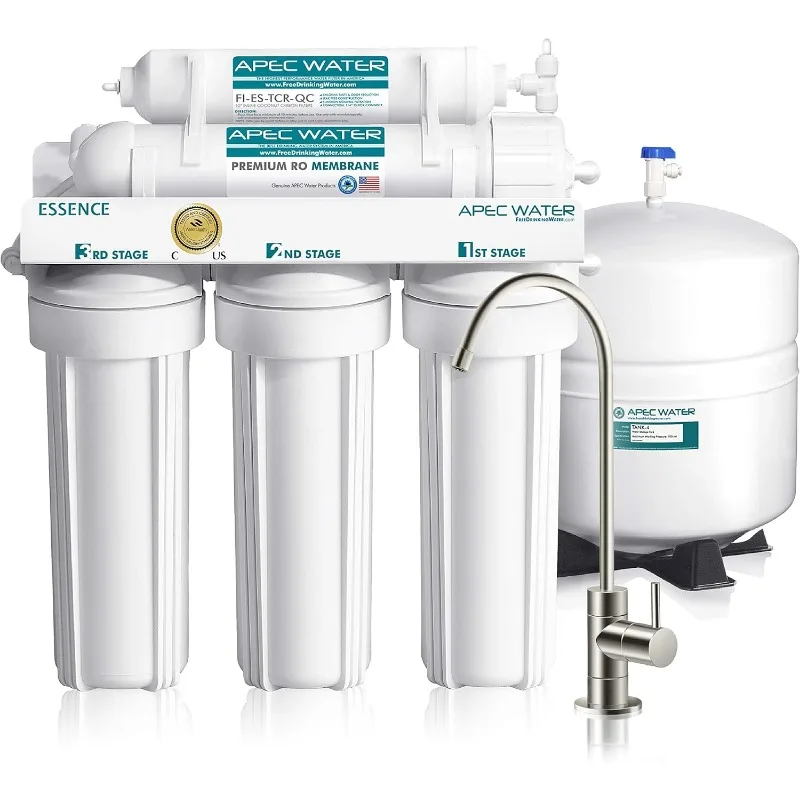 Systems ROES-50 Essence Series Top Tier 5-Stage WQA Certified Ultra Safe Reverse Osmosis Drinking Water Filter System