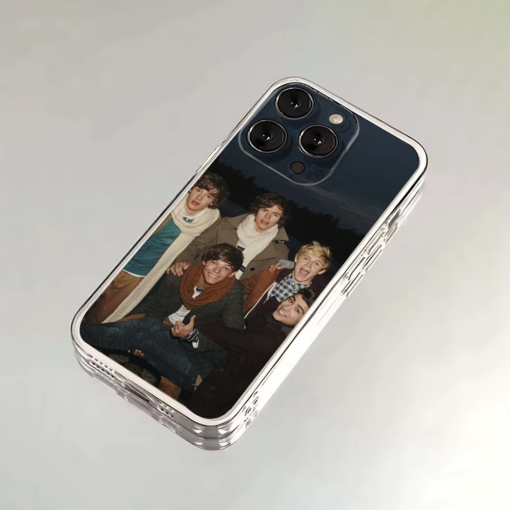 One D-Direction-ES  Phone Case For iPhone 16,15,14,13,12,11 Plus,Pro,Max,XR,XS,X,7,8 SE,Mini Transparent Silicone Soft - view 3