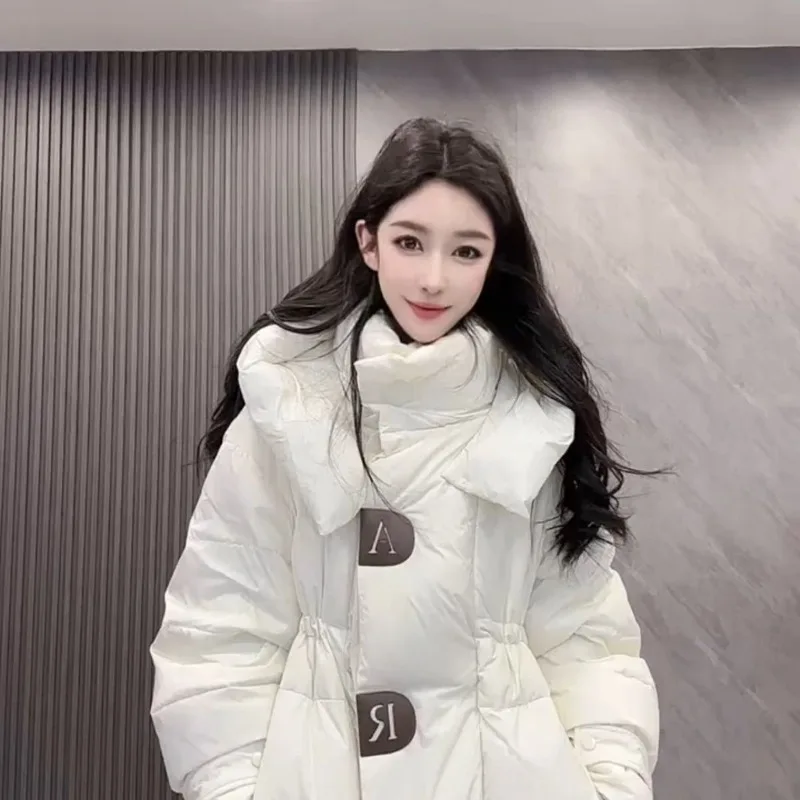 

Extreme Cold Thickened European Catwalk Models Big-name Thin Down Jackets New Exquisite and Simple High-end Fashion Trend Casual