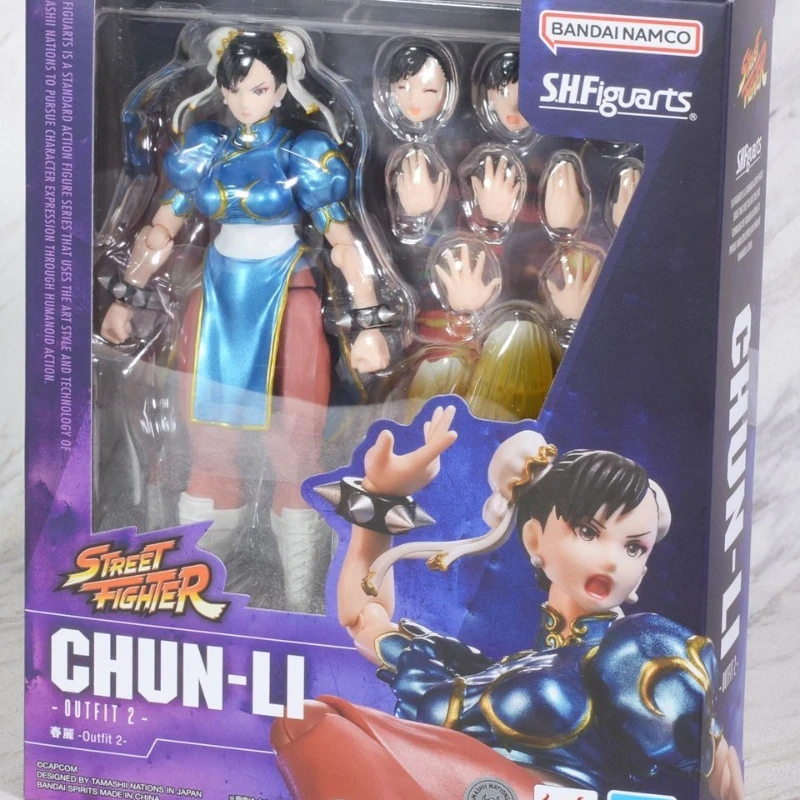 bandai-shf-street-fighter-6-figurine-articulee-chunli-en-tenue-blanche-decoration-de-chambre-cadeau-d'anniversaire