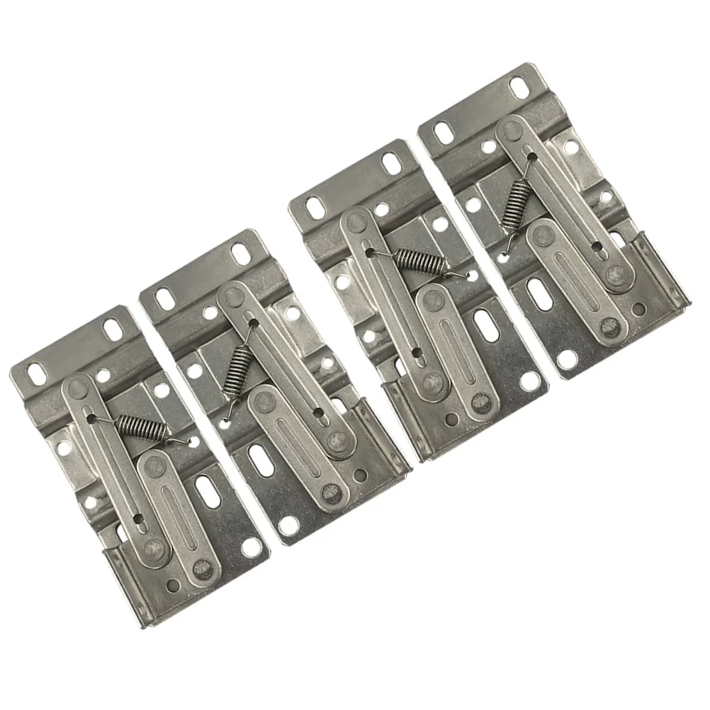 

4pcs Spring 45 Degree Thickened Plate Drop Down Hinge For Cabinet Doors Diy Repair Kit Hidden Pivot Hinge Small Cabinet Hinges