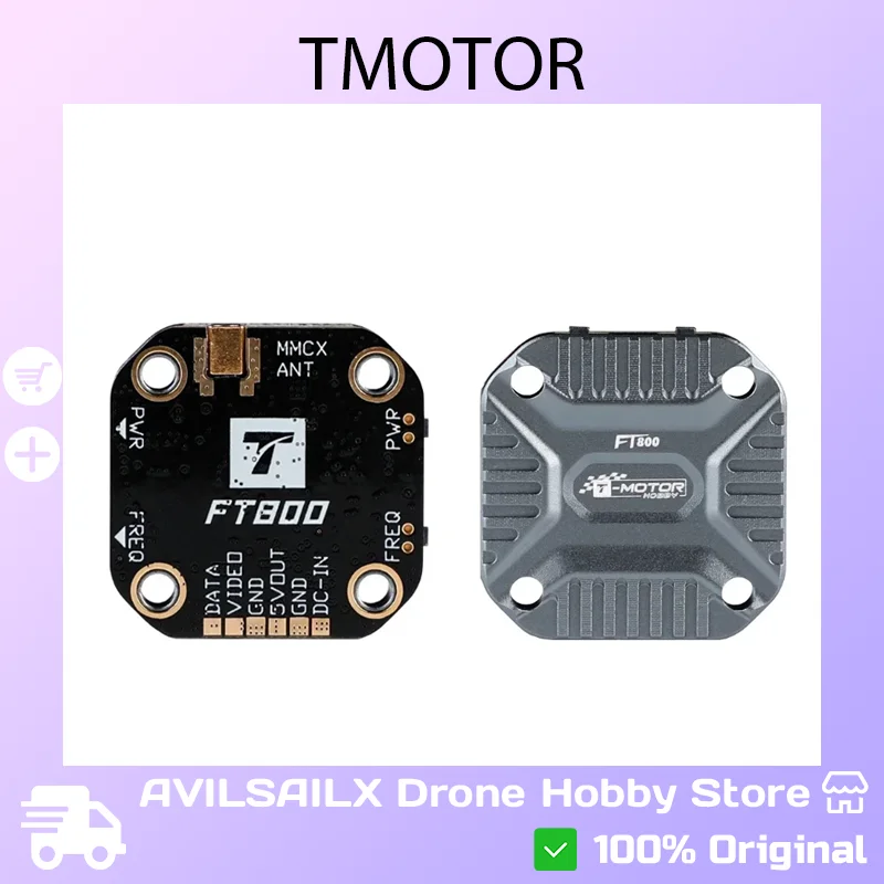 

НОВЫЙ T-MOTOR FT800 5,8G VTX — 48-канальный аналоговый FPV-передатчик высокой мощности