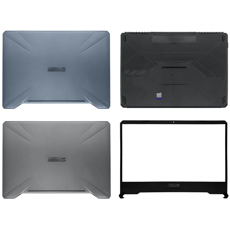 

New For ASUS FX505 FX86 FX86F FX95 Laptop LCD Back Cover Front Bezel Bottom Case A B D Cover Metal 15.6 inch Blue Gray
