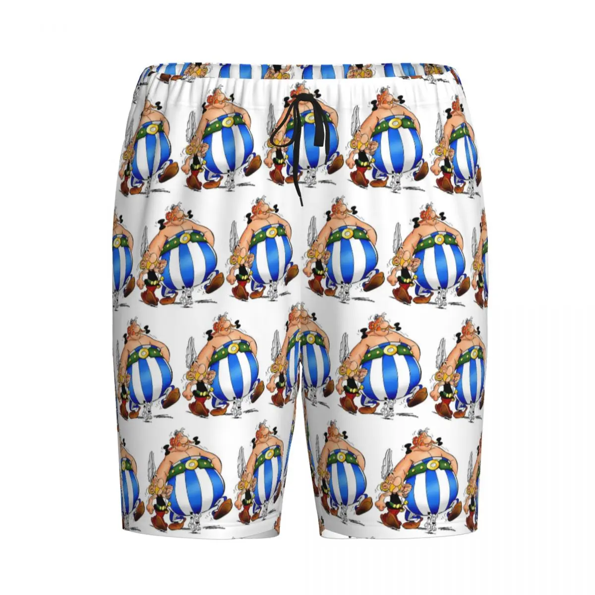 

Custom Asterix Obelix Shorts Sleeping Pants Men Pajama Pants Lounge Sleep Sleepwear Bottoms