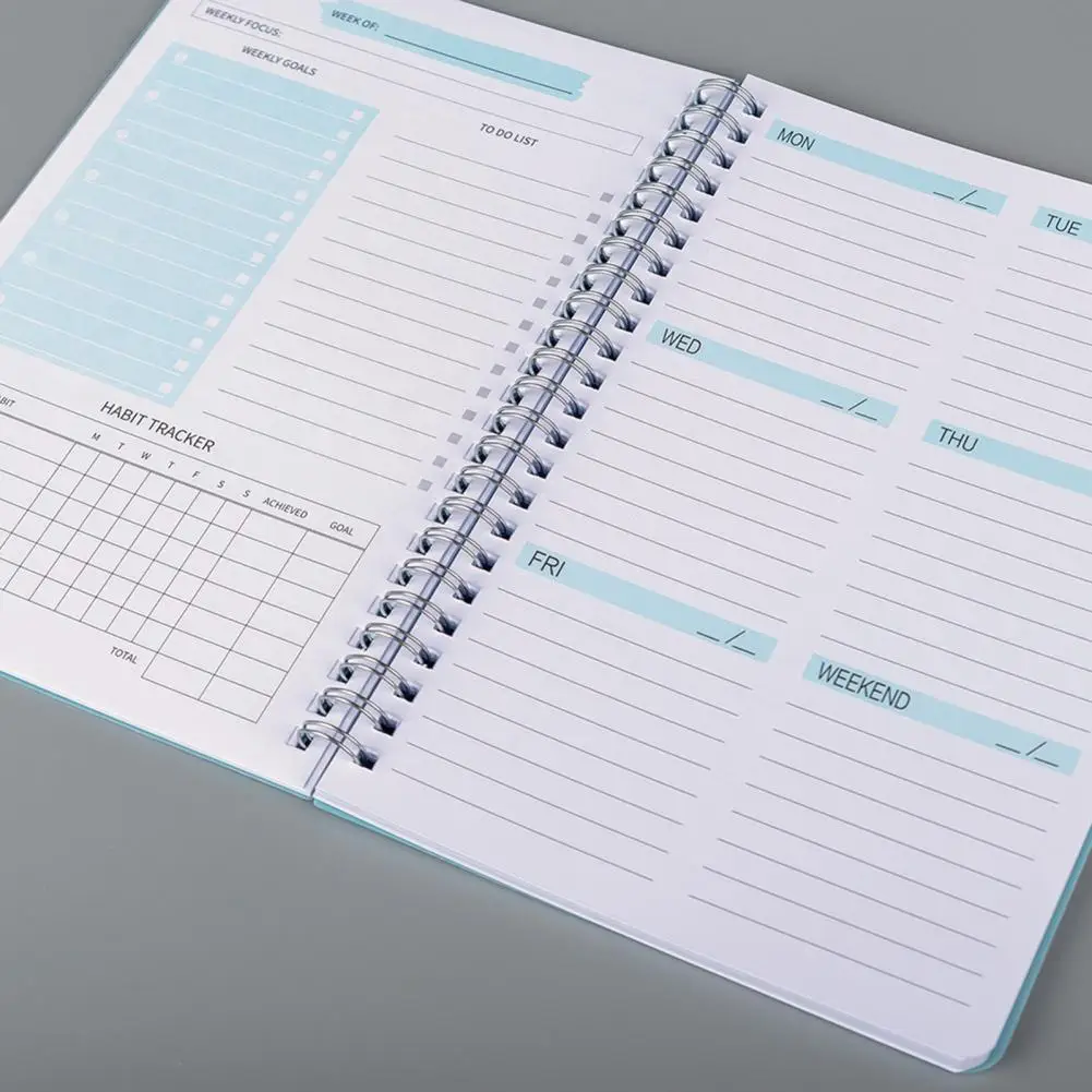 Universal Office Notebook Lightweight Planner Notebook Minimalist Portable A5 Agenda Planner Office Notebook  Time Management