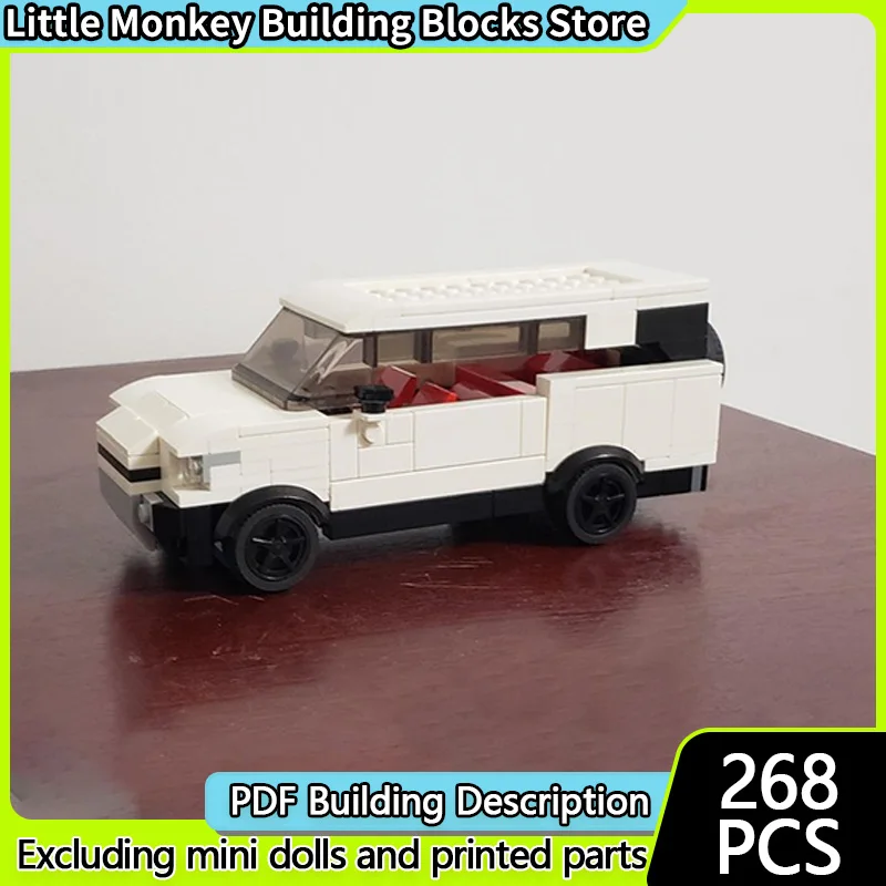 

Speed Racing Car Model MOC Building Bricks Luxury Off-Road Vehicle Modular Technology Children Holiday Gifts Assemble Toys Suit