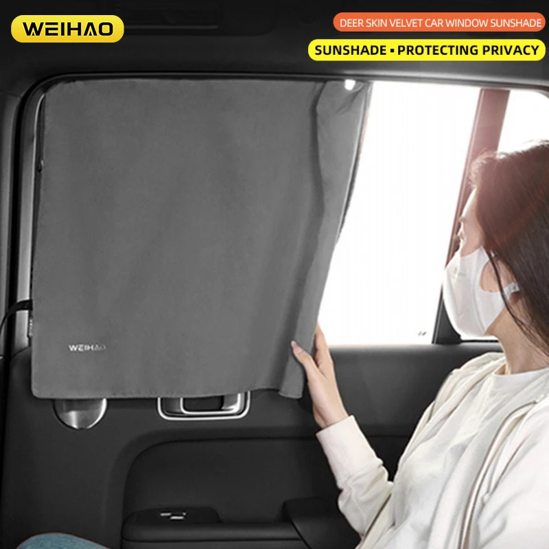 

WEIHAO Car Accessories Parts Curtains Car Sunshades Anti Glare Insulation Materials Front and Rear Side Windows
