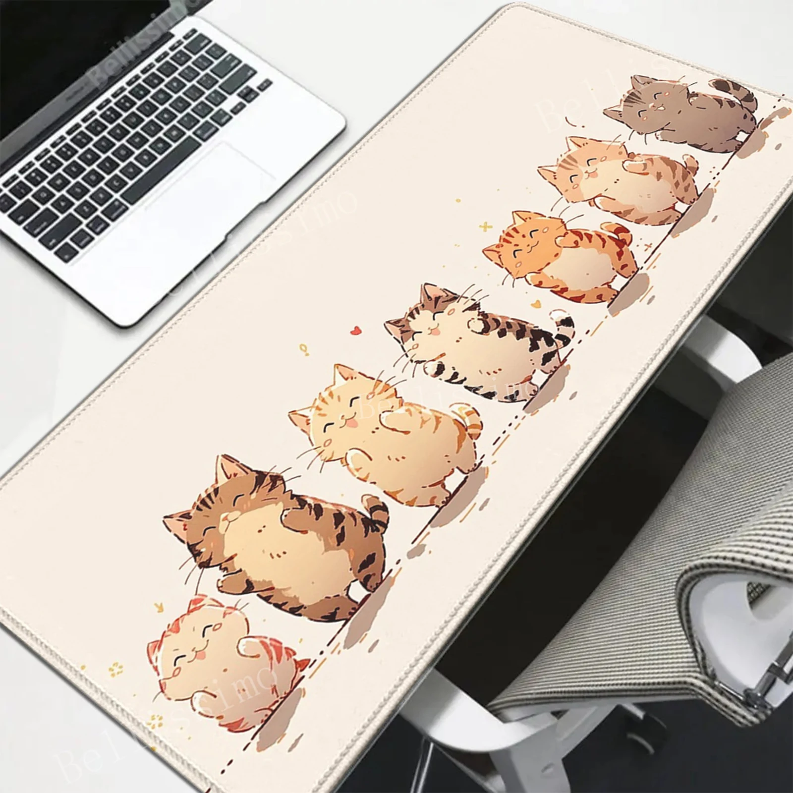 

Cute Cartoon Cat teclado mouse pad Large Computer Keyboard mousepad Natural Rubber Anti-Slip Perfect Gift for Girlfriend Women