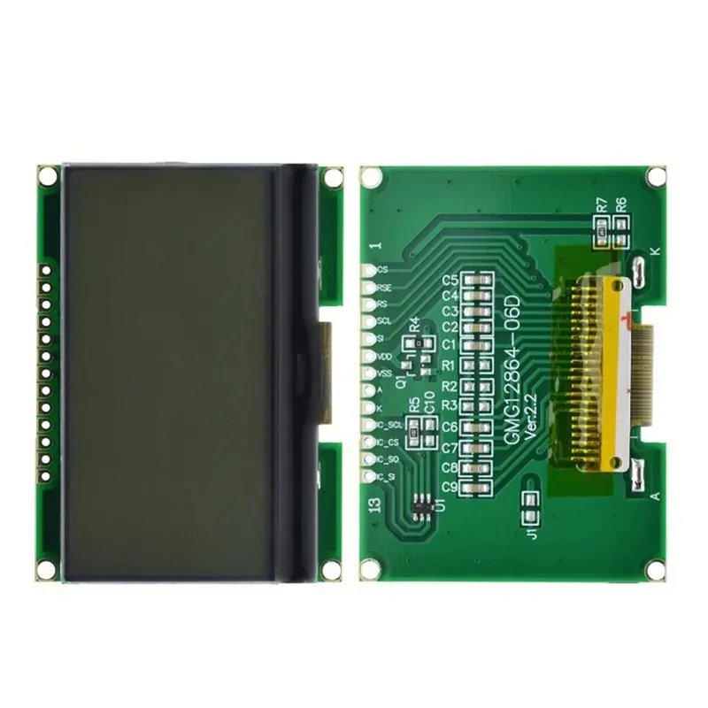 [LXYA68Z!] COG Module 12864-06D 12864 LCD Dot Matrix Display SPI Interface Screen With Chinese Font Support
