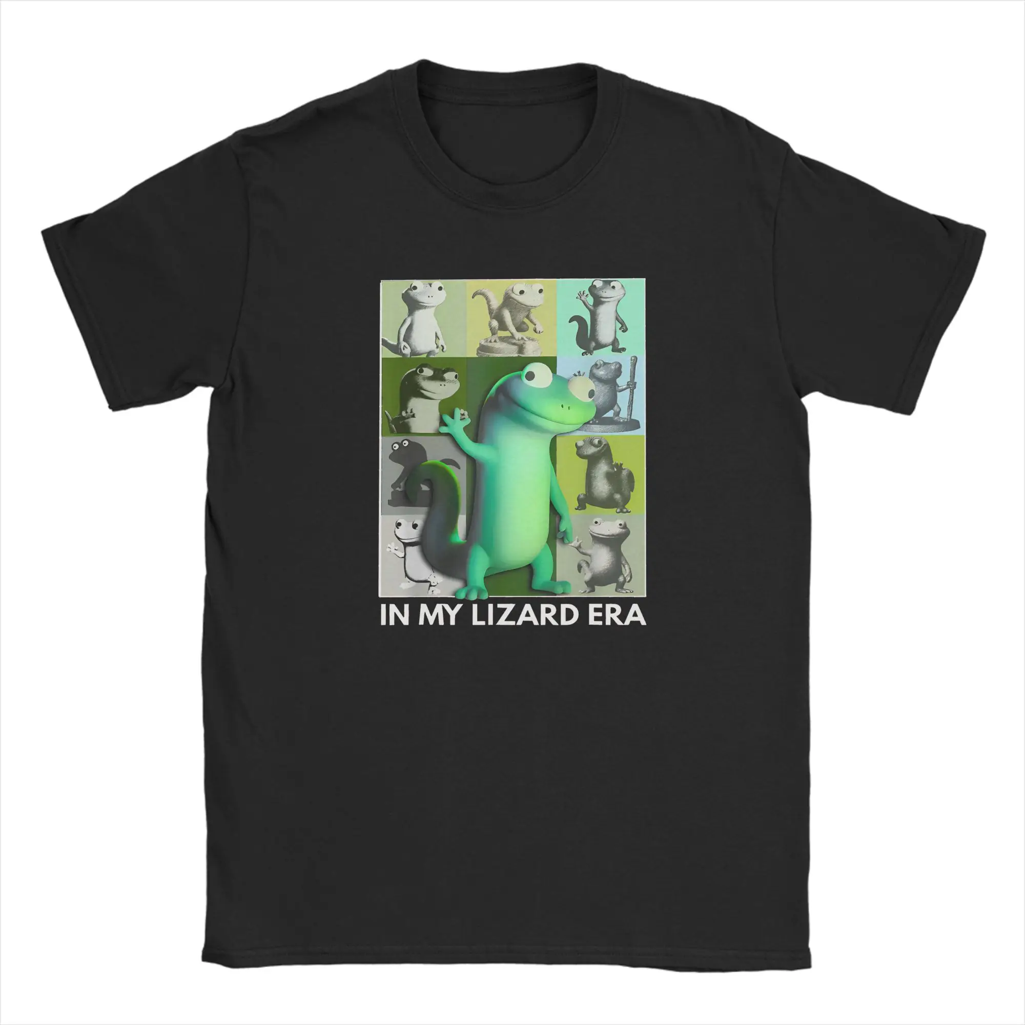 Men Women T-Shirts Hoppers In My Lizard Era – Funny Cartoon Gecko Meme Tom Lizard  Unique 100% Cotton Tees T Shirts Clothes Gift