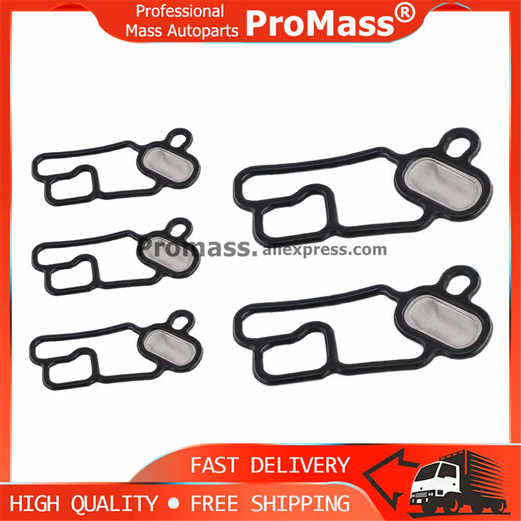 New 5X VVT Variable Timing Spool Solenoid Valve Gasket Filter For Honda Accord 2014-2018 15815-5G0-A01 15815 5G0 A01