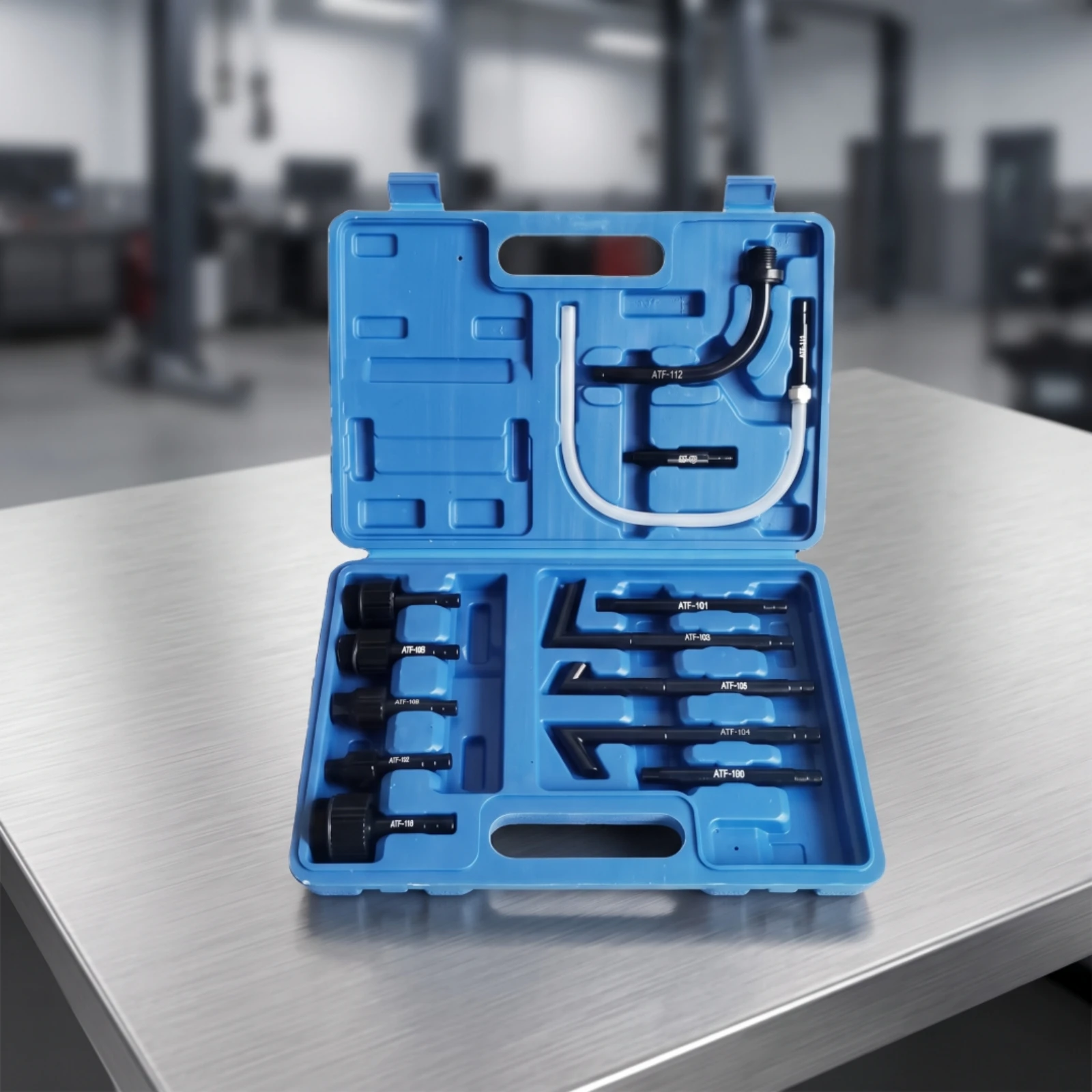13 Pieces Gear Oil Filling Adapter Tool Kit Portable Gear Fill Adapter Set with Case Compact High-Strength
