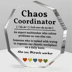 Boss's thank-you gift, office staff's thank-you acrylic decorative panel