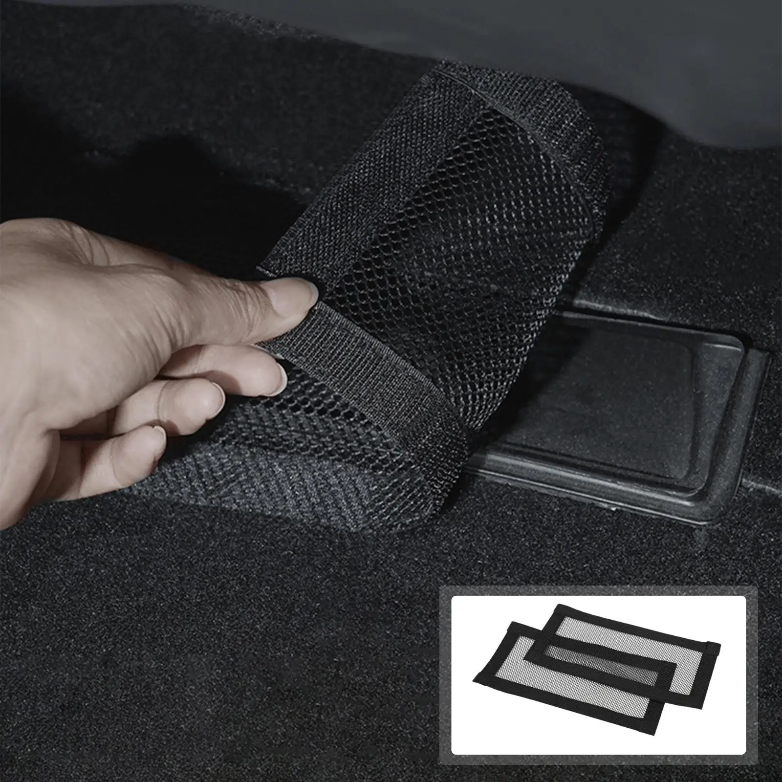 

2-х предметная автомобильная пылезащитная крышка для воздуховыпускного отверстия, сетчатая антиблокирующая защитная сетка для вентиляционного отверстия