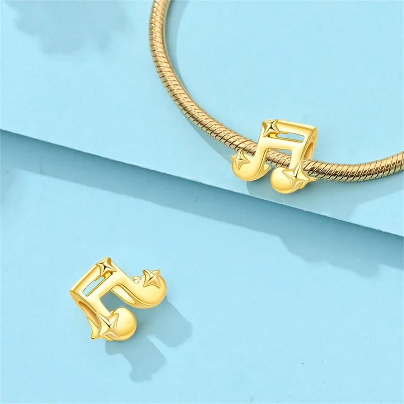 New 925 Sterling Silver Golden Series Love Sun Maple Leaf Animals Charms Pendant Fit Original Bracelet DIY Women Jewelry Gifts