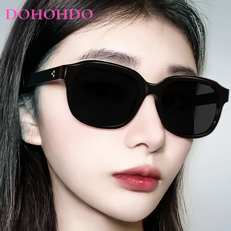 

Fashion Vintage Big Frame Square Sunglasses Men Women Trend Luxury Brand Personality Summer Traveling Sun Glasses Unisex UV400
