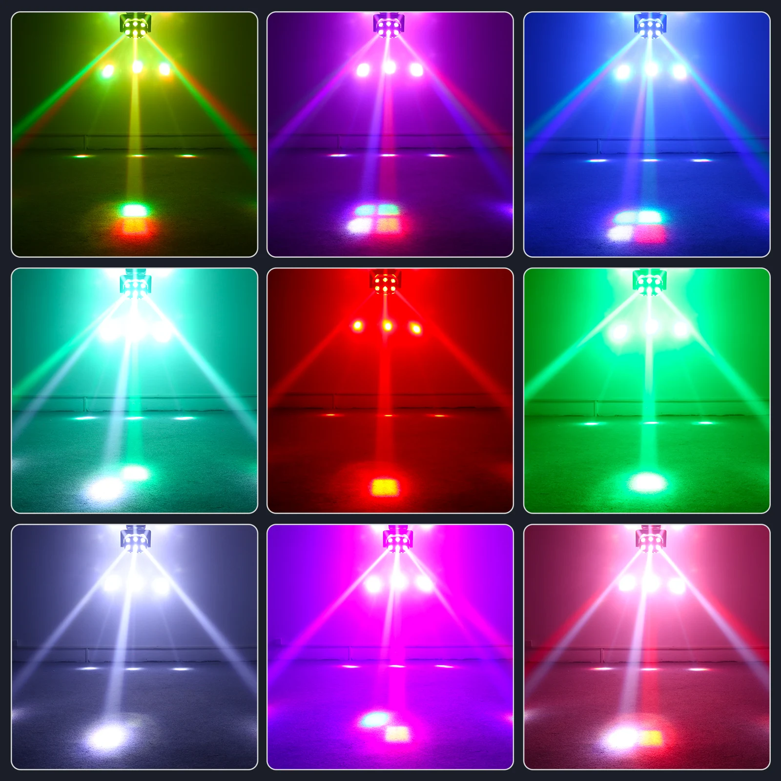 180W LED Beam Moving Head Light RGBW Strobe Light Ball Stage Effect Light DMX512 for DJ Disco Party Bar Club Wedding Birthday