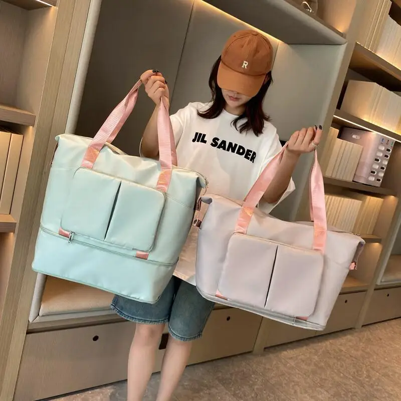 

Новая уличная дорожная сумка, складная универсальная женская сумка для сухого и влажного разделения, мужская сумка для фитнеса, сумка для хранения, сумка для багажа, оптовая продажа