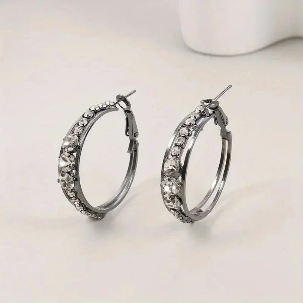 Exquisite and Fashionable Women\'s Zircon Earrings, Women\'s Wedding Banquet Jewelry Earrings