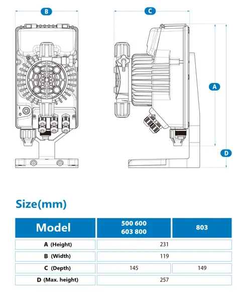 نظام مضخة الجرعات جهاز التحكم في درجة الحموضة مضخة الجرعات Seko مضخة الكلور DMS200 AMS200 #2